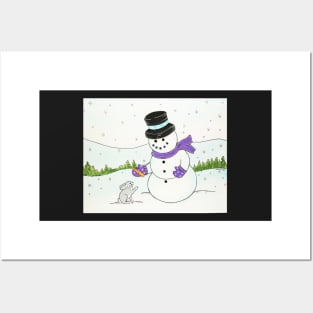 Snowman Posters and Art